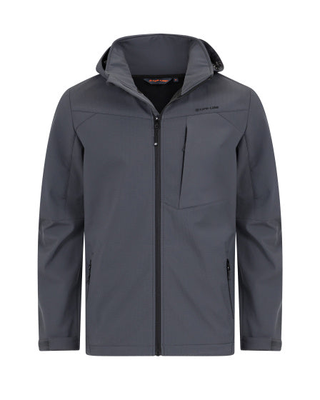 Life line Murray Softshell Jacket heren grijs maat XL