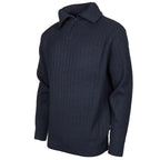 Life line PL Kotterstrui heren knit half zip blauw maat XXL