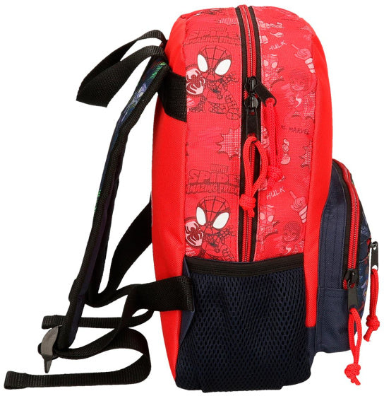 Marvel Go Spidey rugzak junior 6,8 liter rood zwart