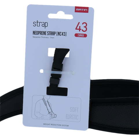 Matin riem de luxe rond neoprene 43 mm m-6780h
