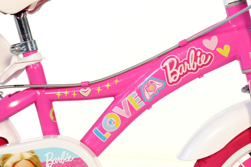 Mattel barbie 16 inch 27 cm meisjes knijprem roze wit