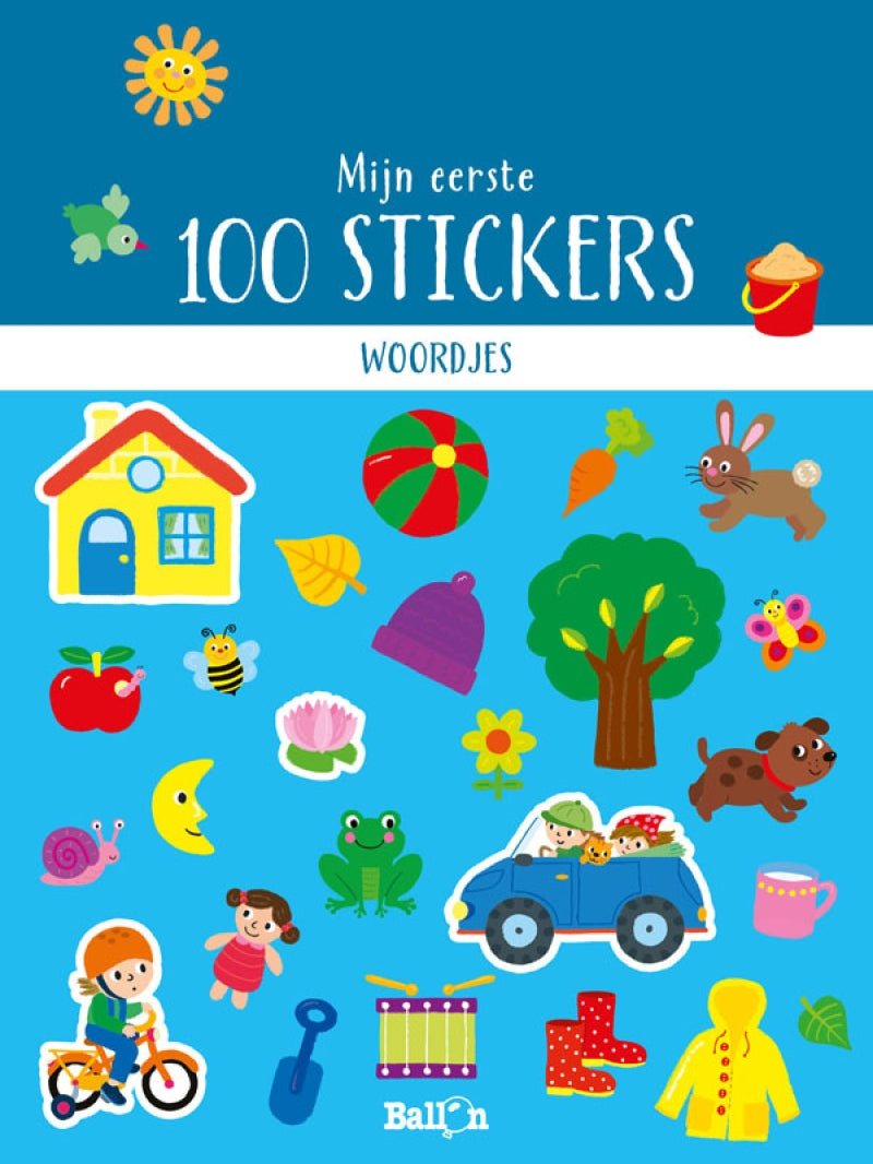 De ballon ballon mijn eerste 100 stickers woordjes