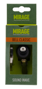 Bicycle Bell Classic Sound Wave Steel 27 mm noir