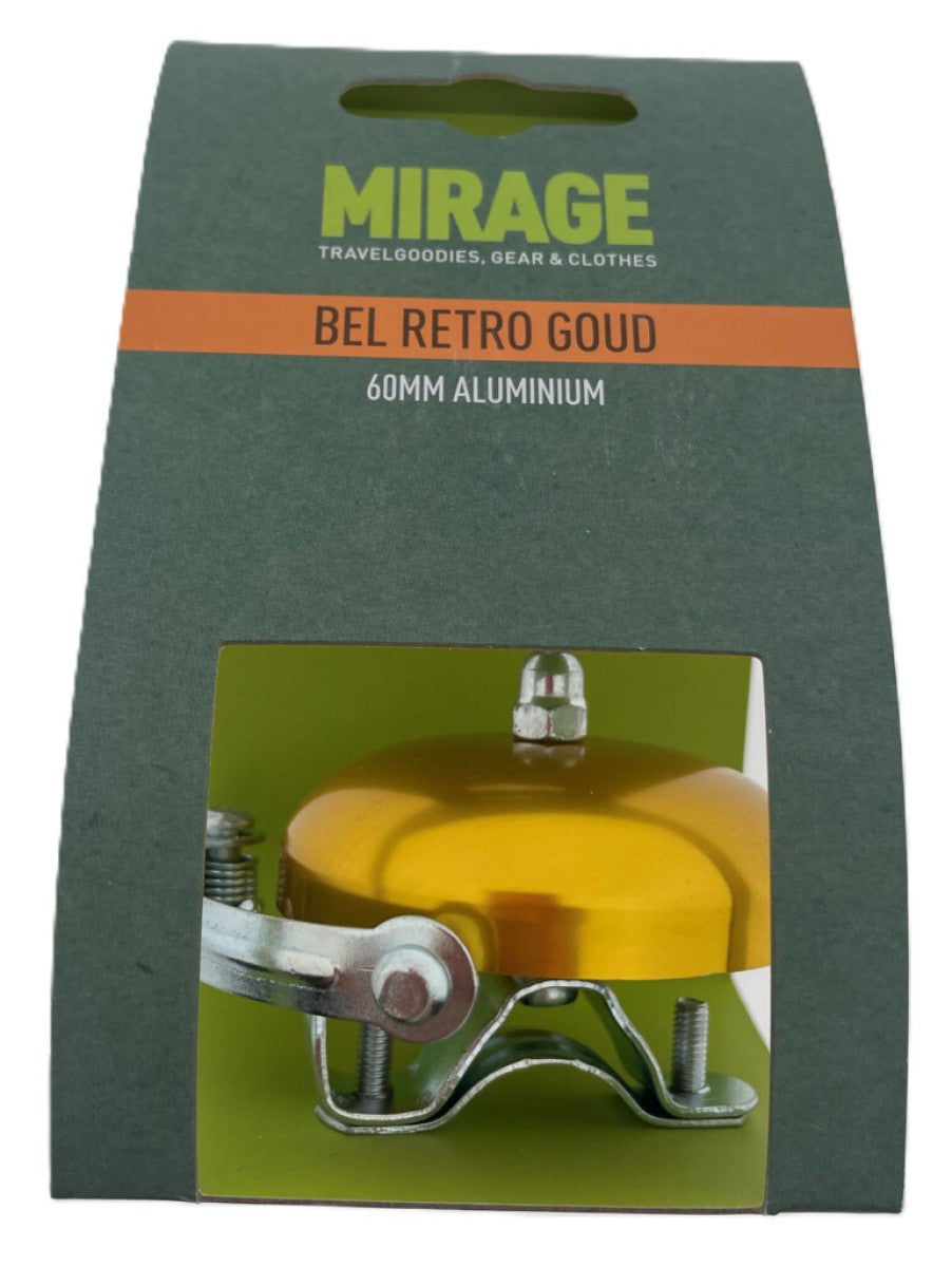 Mirage - bel retroaluminium 60mm goud
