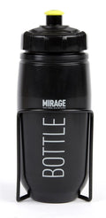 Mirage Bidon met houder 600 ml zwart