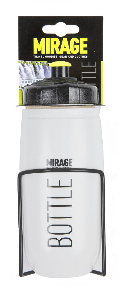 - bidon 600ml Star-White metaluminium houder