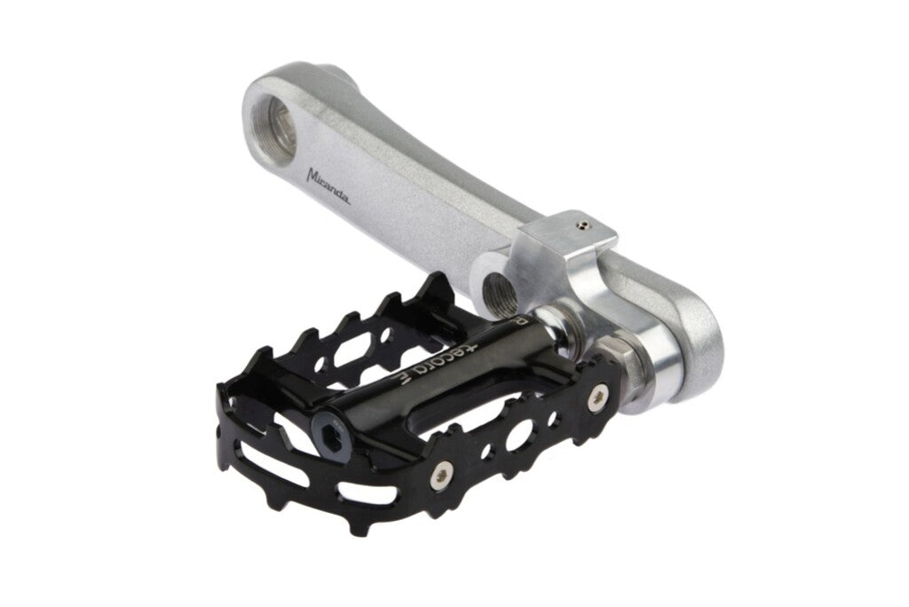 Mirage - crankverkorters met rvs bouten aluminium t6 zilver