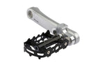 Mirage - crankverkorters met rvs bouten aluminium t6 zilver