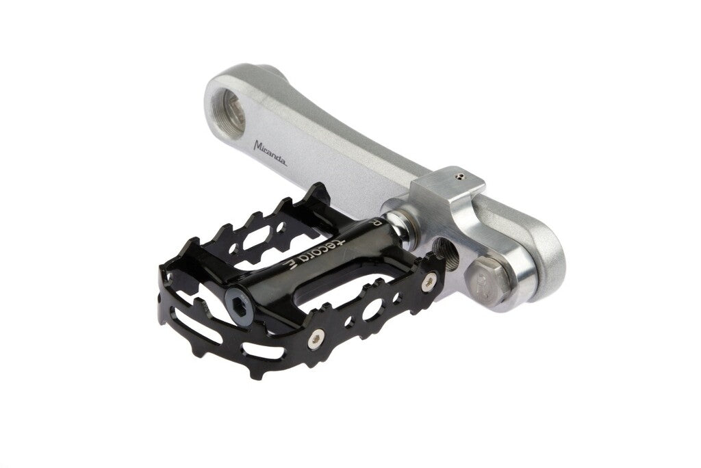 Mirage - crankverkorters met rvs bouten aluminium t6 zilver