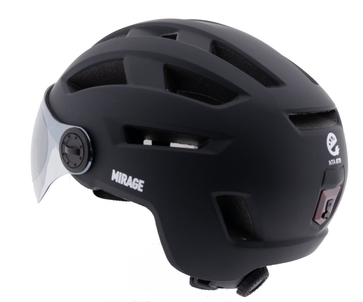 Buzaglo - Buzaglo urban helm speed pedelec led 58-61cm mat zwart