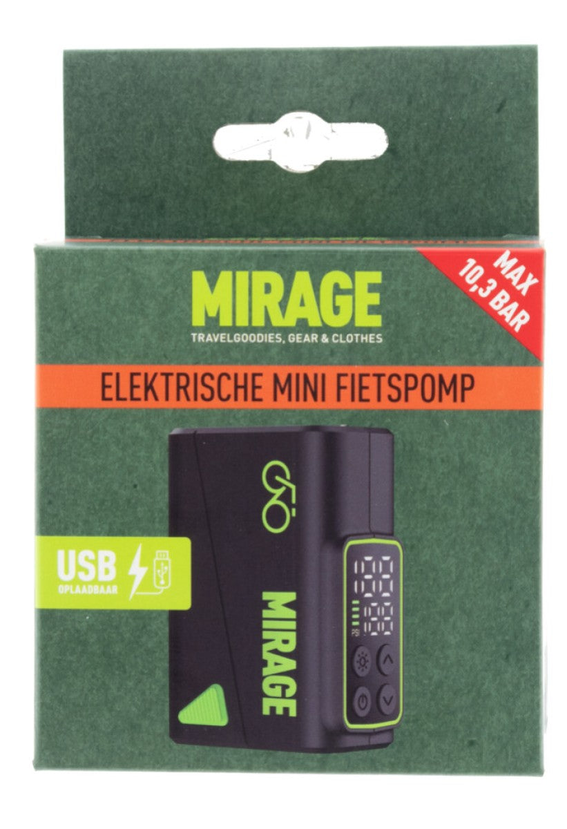 Mirage - elektrische pomp 10bar usb zwart