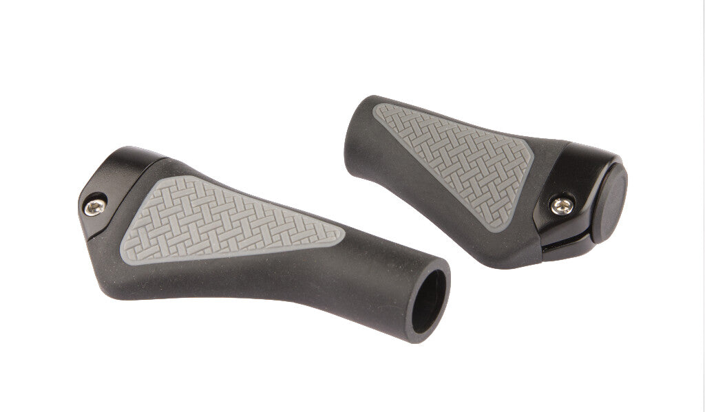 Mirage Fiets Handvatten - Comfortabel Duurzaam - Zwart Grijs