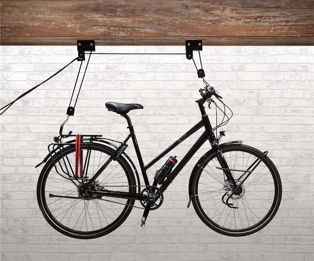 élévateur à vélo Superlifter 57kg acier noir 11 pièces