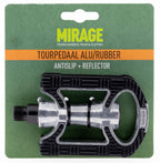 Pedalen Mirage Anti-Slip Aluminium zilver