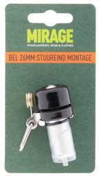 Mirage - racebel 26mm stuureind montage zwart