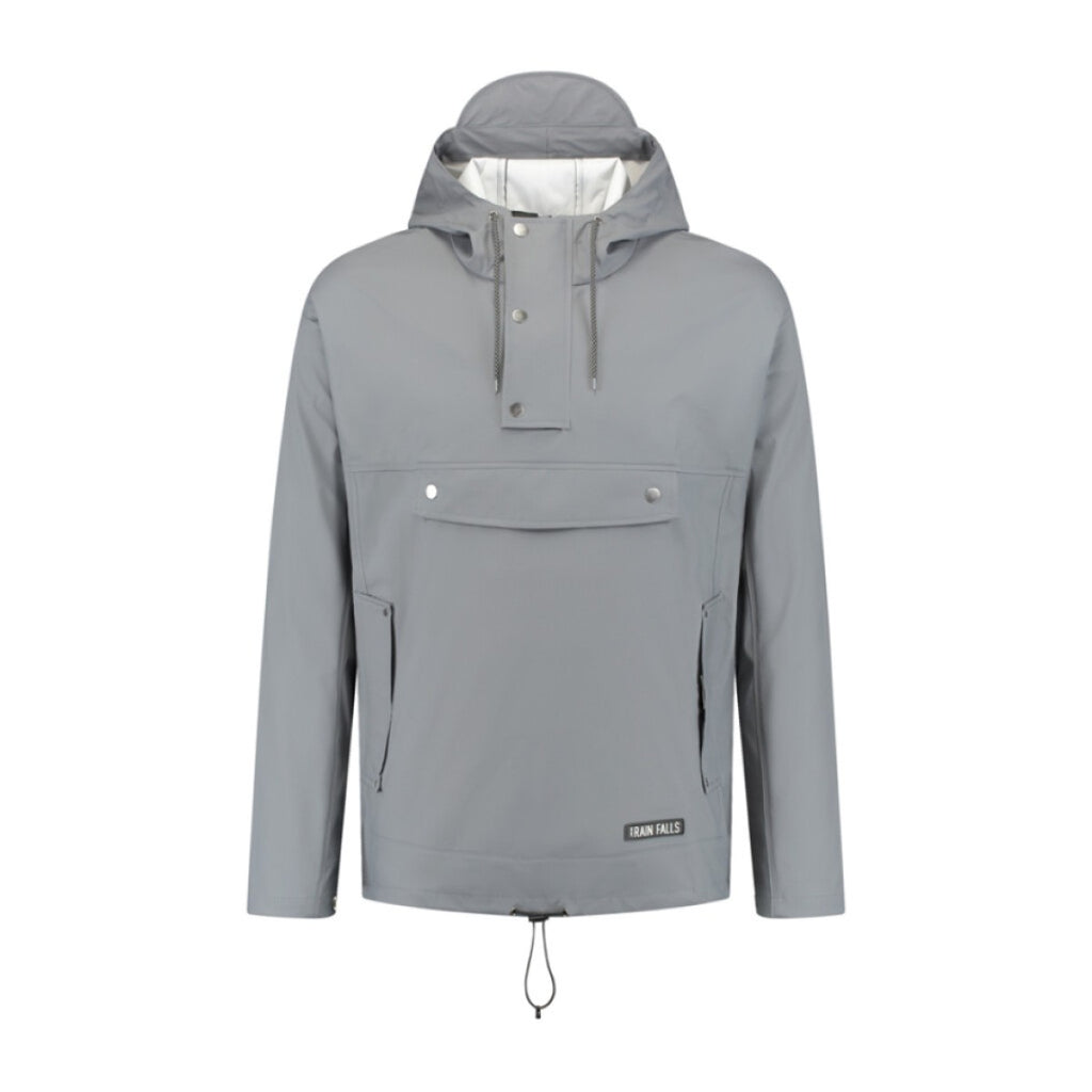 Mirage regenjas rainfall closed jacket - maat s - gemaakt van polyester soft touch - earl grey