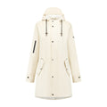 Mirage regenjas rainfall trenchcoat - maat s - gemaakt van polyester soft touch - off white