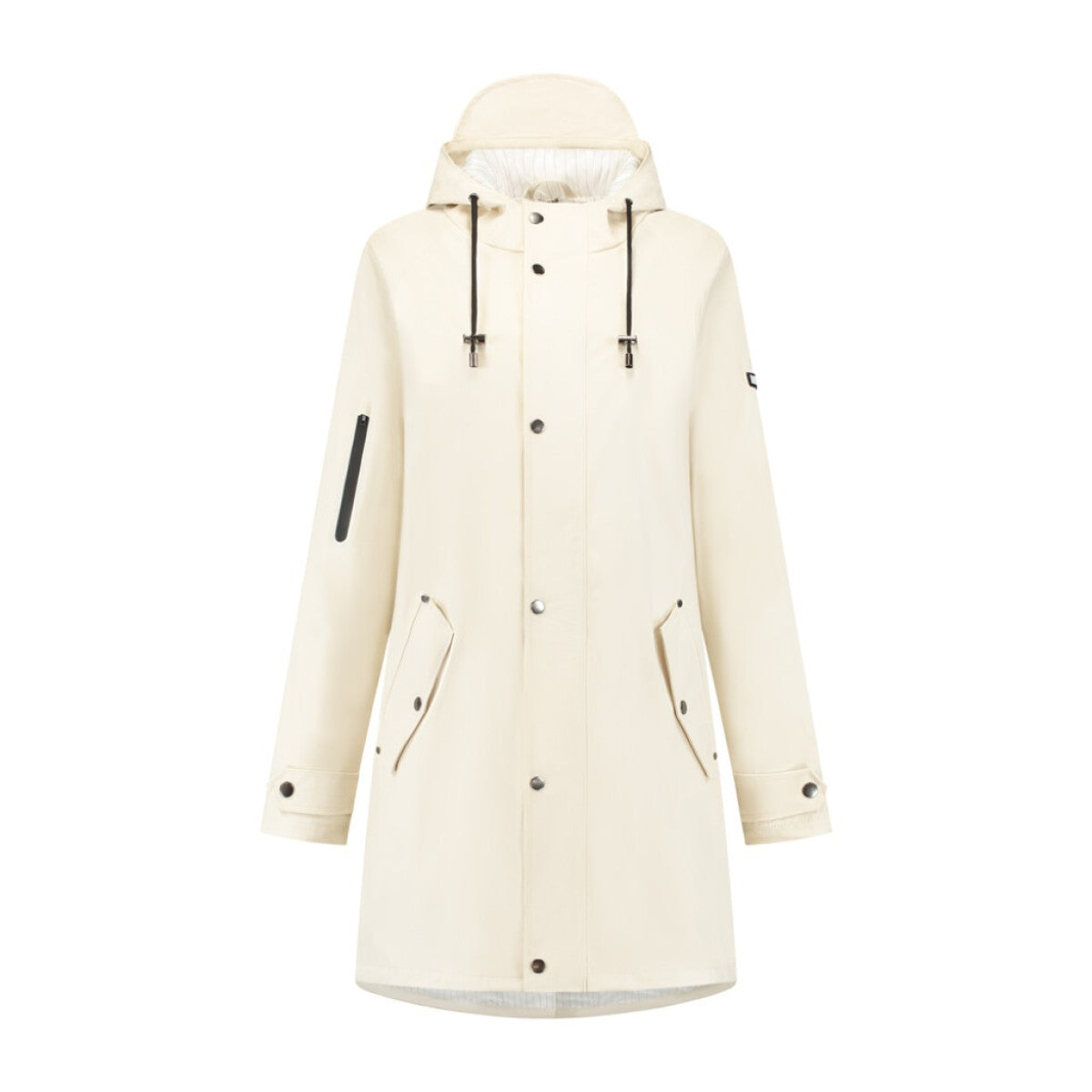 Mirage regenjas rainfall trenchcoat - maat xl - gemaakt van polyester soft touch - off white