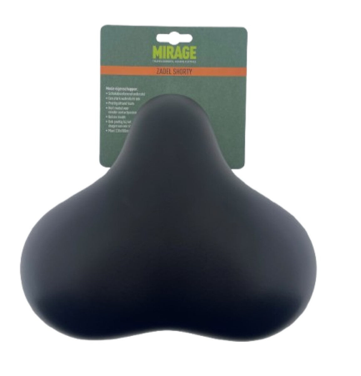 Buzaglo - Buzaglo zadel tour comfort met vering shorty zwart