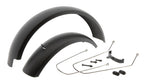 Mirage spatbord set 20 fatbike incl. bevestiging - zwart