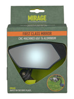 Mirage - Spiegel links first class dimmend glas - bar-end bevestiging - zwart