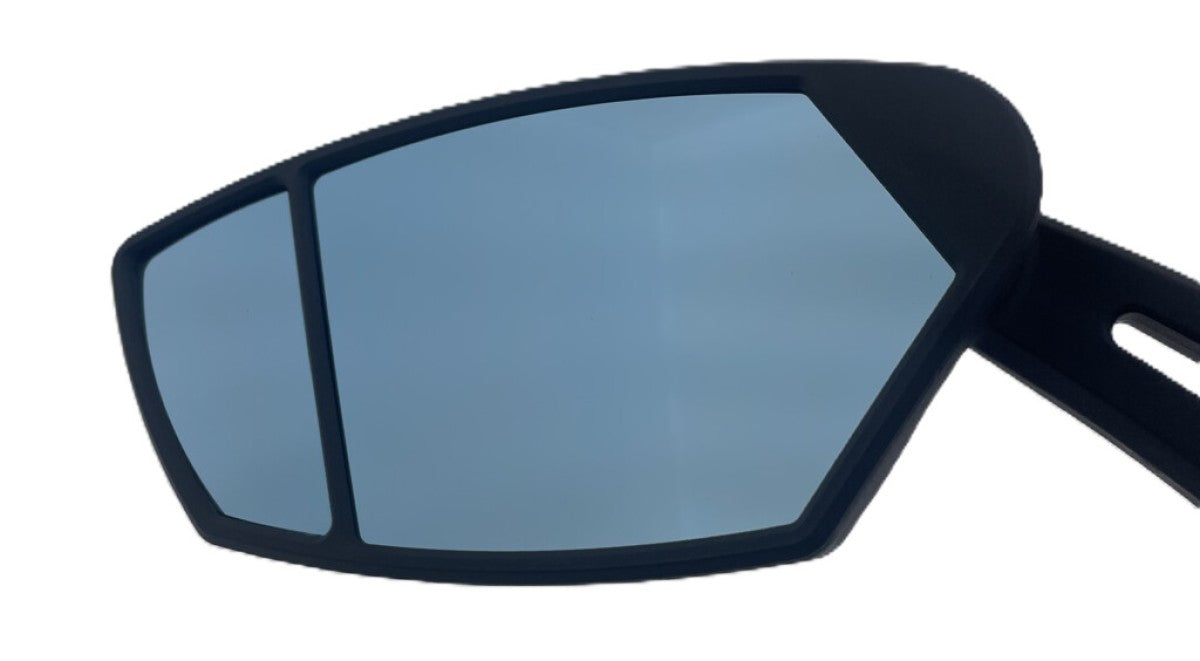 Mirage - Spiegel om het stuur deluxe licht dimmend glas links met dode hoek spiegel inklapbaar