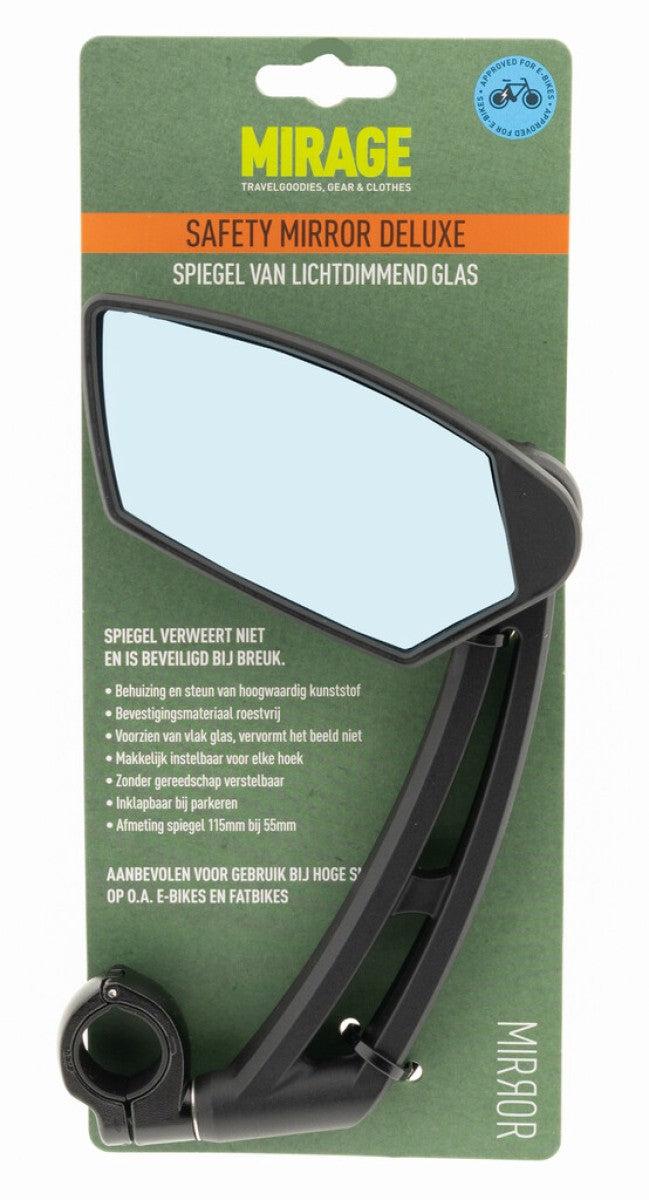 Mirage - spiegel deluxe met lichtdimmend glas en klem