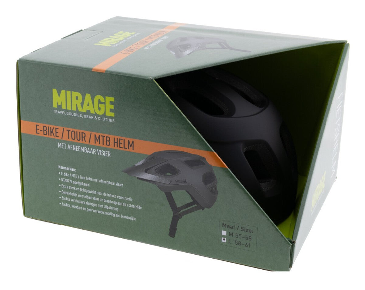 Buzaglo - Buzaglo tour/mtb helm 58-61cm nta mat zwart