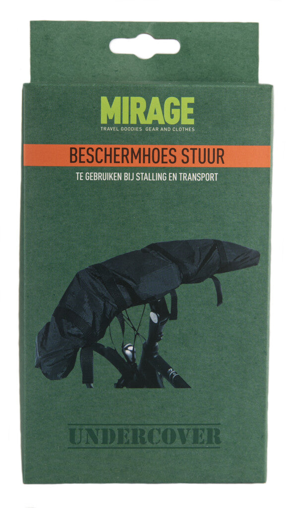 Mirage Housse de protection pour guidon de vélo noir