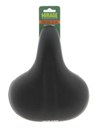 Selle Mirage Soft Elastomer Black Selle Tour Deluxe 250 x 210 mm Unisexe noir