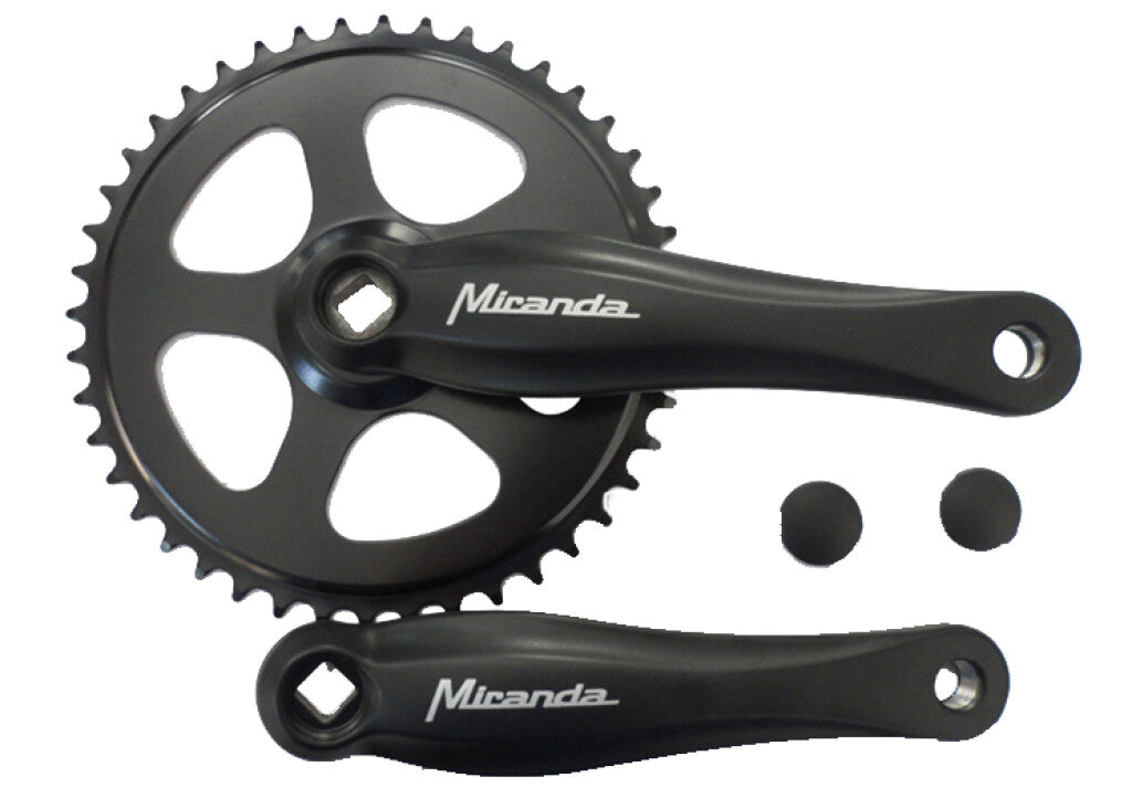 Miranda - Miranda  beta 1+ crankstel 44t 3/32“ zwart/zwart