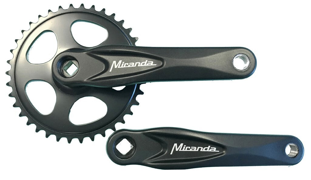 Pédalier Miranda Alfa 1, 38T 3/32ê 170 mm noir