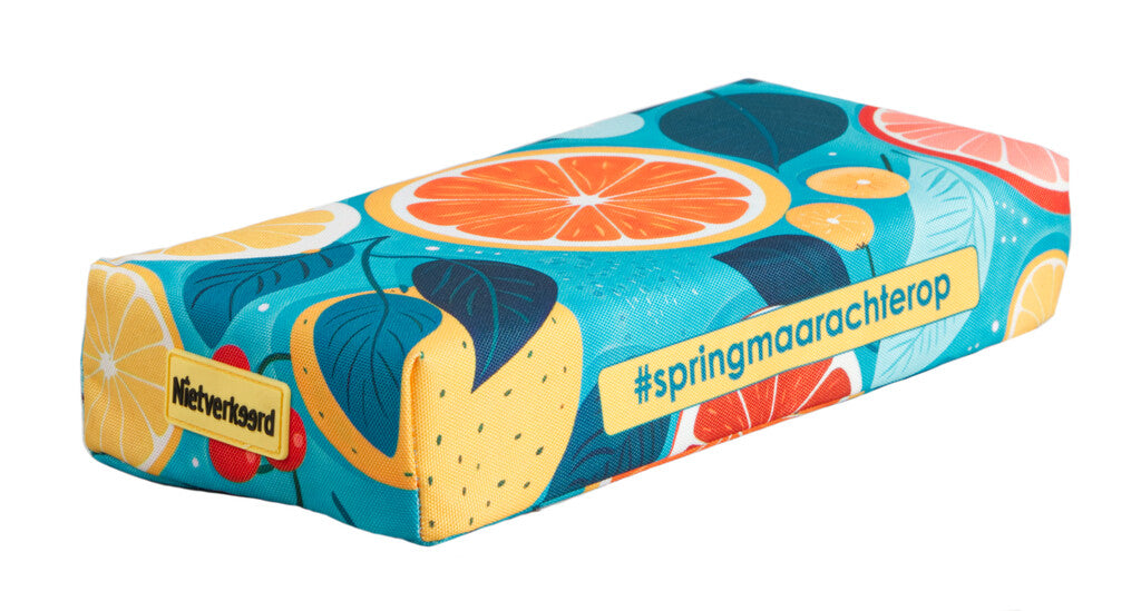 Pexkids nietverkeerd zitkussen voor bagagedrager fruit coctail
