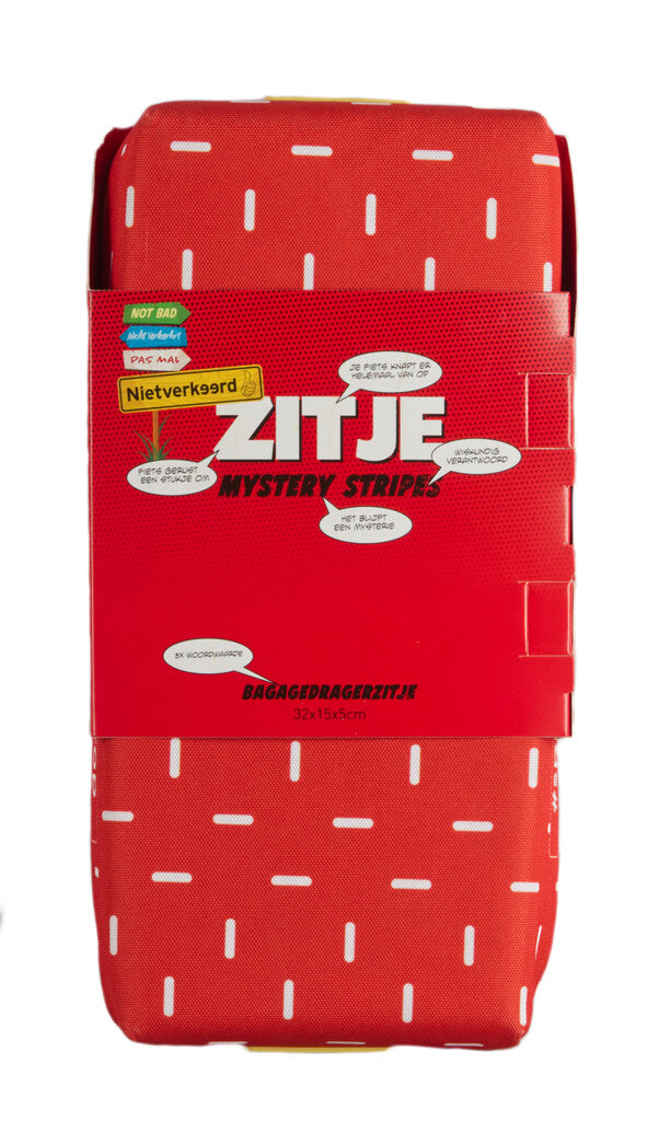 Buzaglo - Buzaglo Nietverkeerd zitkussen voor bagagedrager mystery stripes