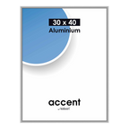 Nielsen design nielsen fotolijst 52424 accent mat zilver 30x40 cm