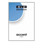 Nielsen design nielsen fotolijst 55124 accent mat zilver 40x60 cm