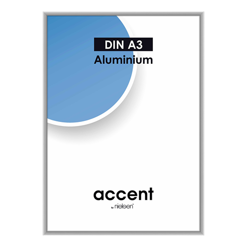 Nielsen design nielsen fotolijst 59748 accent mat zilver 29,7x42 cm