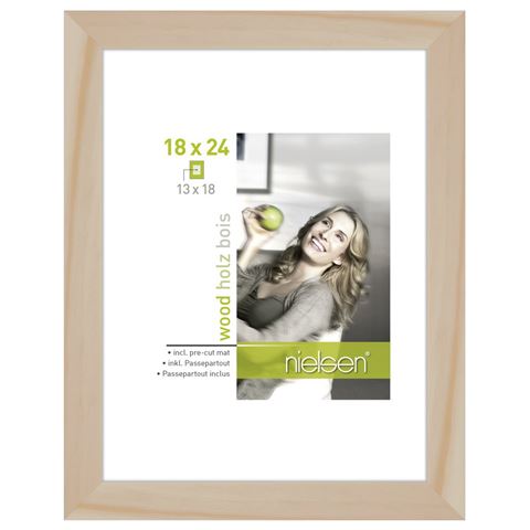 Nielsen design nielsen fotolijst 8988043 apollon naturel 18x24 13x18 cm