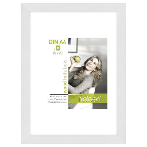 Nielsen design nielsen fotolijst 8988047 apollon wit 21x29,7 cm