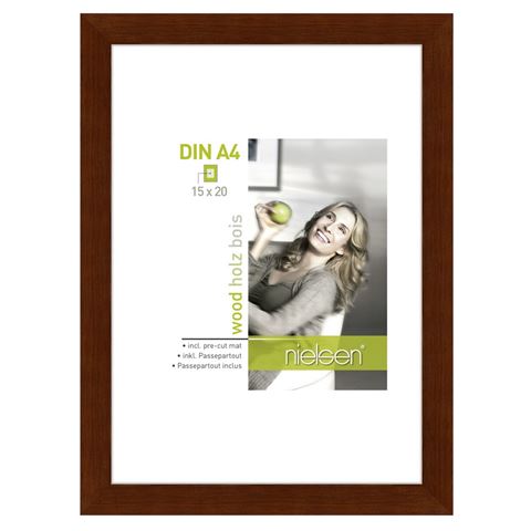 Nielsen design nielsen fotolijst 8988049 apollon wenge 21x29,7 cm