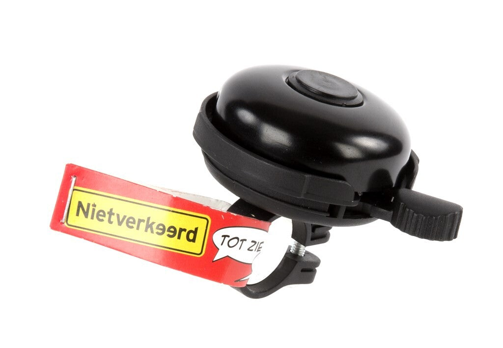 NietVerkeerd - NietVerkeerd N/v bel ø55mm alu/nylon klepel & bevestiging zwart