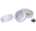 Westmark nootmuskaatrasp met bakje kunststof rvs 96x67x31mm