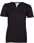 Papillon Fitness shirt s sl v-neck dames zwart maat XXL
