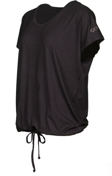Papillon Loose fit sportshirt ronde hals dames zwart maat S