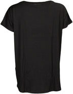 Papillon Sportshirt ronde hals dames zwart maat S