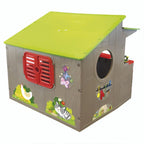 Paradiso toys Kiosk Speelhuis 139 x 118 cm Bruin groen rood