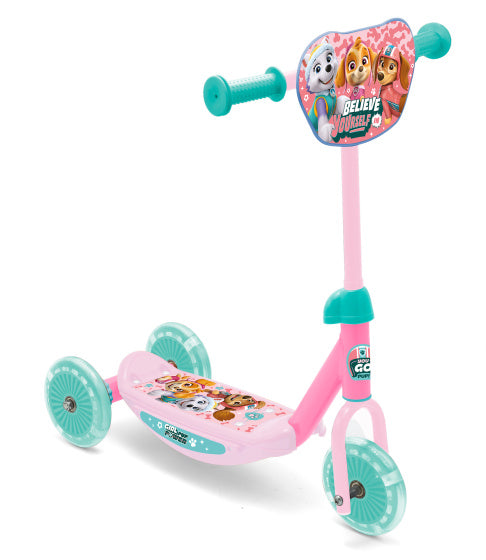 3-wiel kinderstep meisjes roze lichtblauw