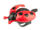 Sonnette de vélo Pexkids Coccinelles avec ailes ouvertes - rouge/noir