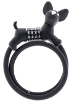 PexKids - PexKids cijfer kabelslot zwart flappie de waakhond silicone