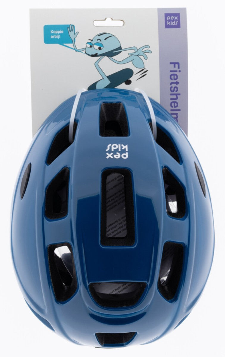 PexKids - PexKids kinderhelm in-mold 48-52cm blauw